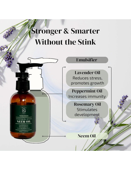 Concentrado de aceite de neem The Green Alcove 79.83 ml