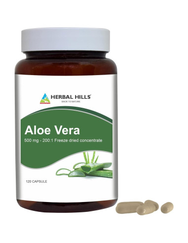 Cápsulas Veganas de Guggul y Aloe Vera HERBAL HILLS 240u