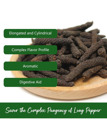 Pimienta Larga NPG 453.6 g - Especia Aromática Natural