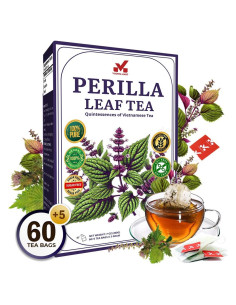 Bolsitas de Té de Hoja de Perilla VUONG MART 60+5 Unidades 100% Natural