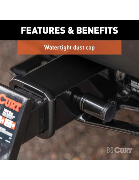 Candado de Enganche CURT 23518 para Remolque 5/8" (1.59 cm)