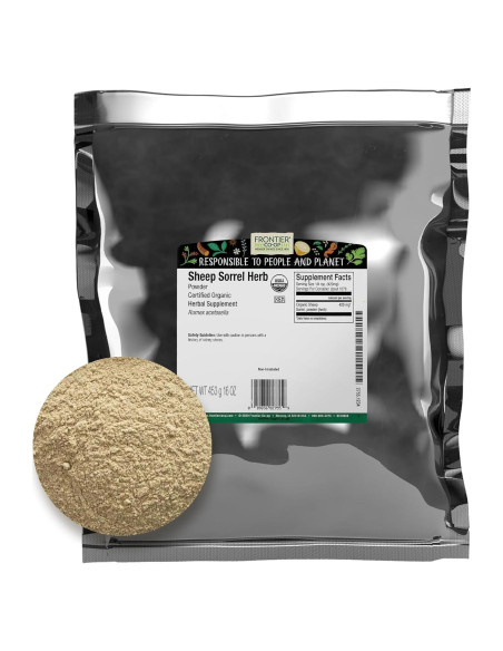 Polvo de Acetosa de Oveja Orgánico Frontier Co-op 0.45 kg