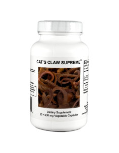 Cápsulas Vegetarianas Garra de Gato Suprema Supreme Nutrition 90 Unidades
