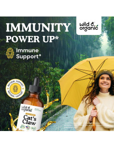 Tintura de Garra de Gato Silvestre y Orgánica 118 ml - Suplemento Inmunológico 2