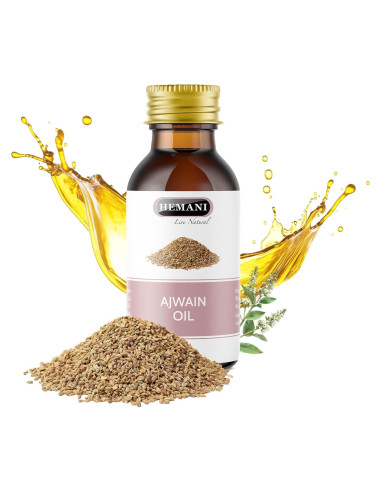 Aceite de Ajwain Hemani 30ml - Puro y Natural para Bienestar