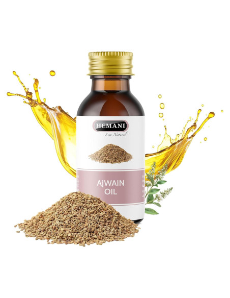 Aceite de Ajwain Hemani 30ml - Puro y Natural para Bienestar