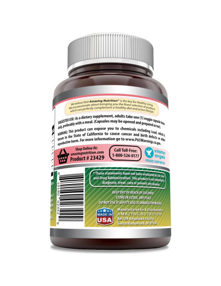 Suplemento de Equinácea Sello de Oro Nutrición Asombrosa 450 mg