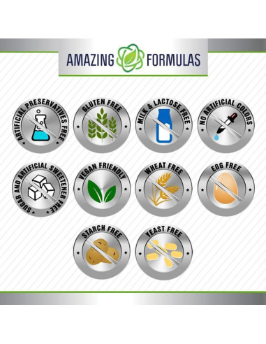 Suplemento de Equinácea Sello de Oro Nutrición Asombrosa 450 mg