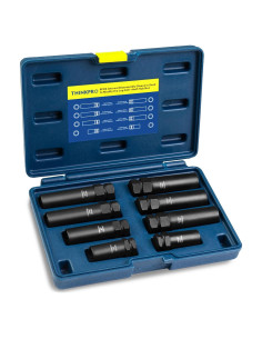 Juego de Llaves para Tuercas Spline Thinkpro 8 Piezas Acero Cr-Mo