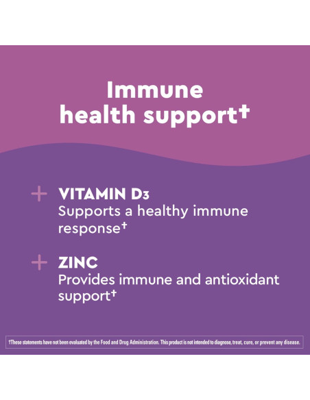 Nature Made Wellblends Suplemento Inmunológico 30 Tabletas D3 Zinc