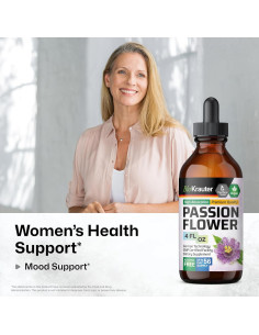 Tinte de Flor de Pasión BIO KRAUTER 120 ml Vegano Sin Alcohol 2