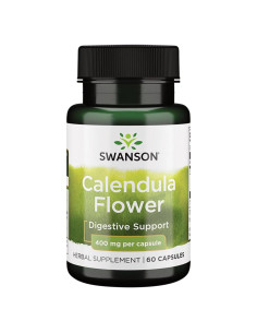 Cápsulas de Flor de Caléndula Swanson 400 mg - 60 Unidades