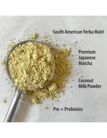 Té Latte de Yerba Mate con Menta Orgánico 150g Sin Lácteos