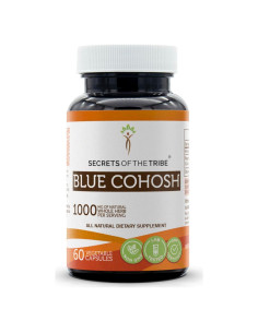 Cápsulas Vegetales Blue Cohosh Secretos de la Tribu 60 Unidades