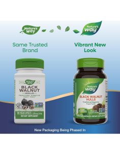 Cápsulas de Cáscaras de Nuez Negra Nature's Way 900 mg 100 Uds 2