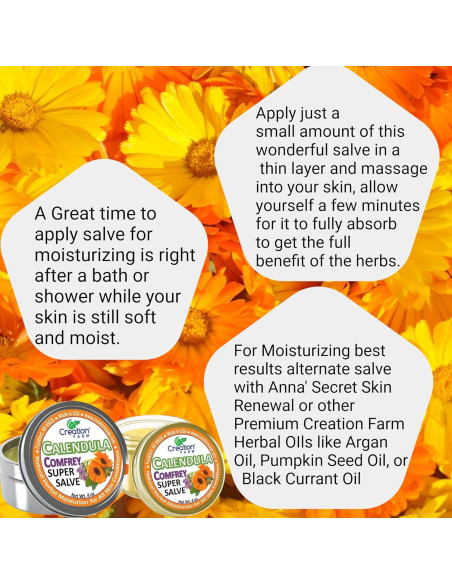 Salve Herbal Creation Farm de Caléndula y Consuelda 113g