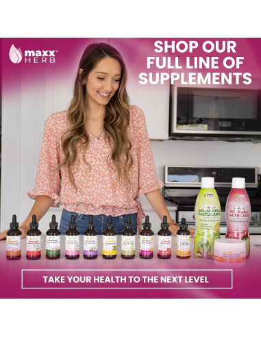 Maxx Herb Extracto de Pau D'Arco 120ml con Diente de León