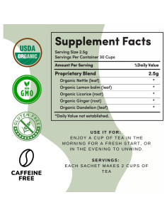 Bolsitas de Té Calmante AutoimmuniTea 15 Sachets Orgánico 2