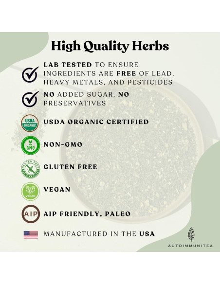 Bolsitas de Té Calmante AutoimmuniTea 15 Sachets Orgánico