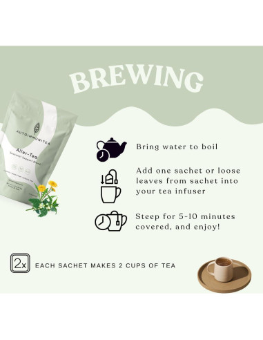 Bolsitas de Té Calmante AutoimmuniTea 15 Sachets Orgánico