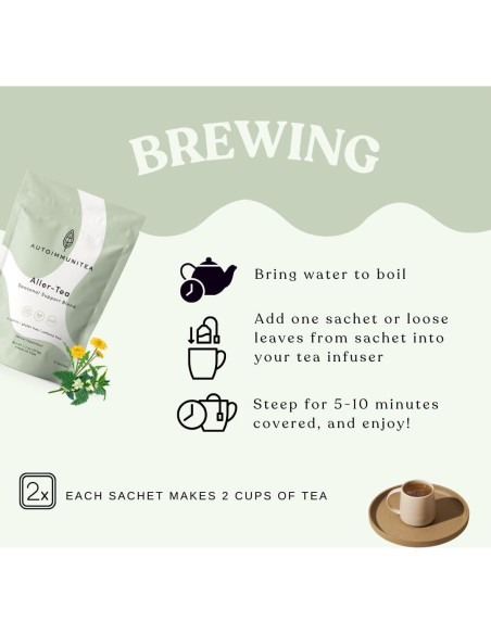 Bolsitas de Té Calmante AutoimmuniTea 15 Sachets Orgánico