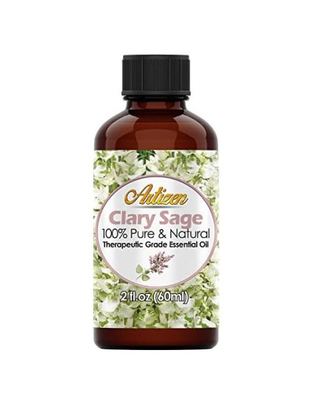 Aceite Esencial de Salvia Clary Artizen 60ml Puro y Natural