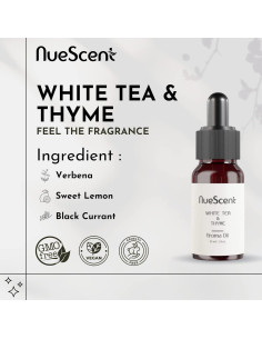 Aceite Aromático NueScent Té Blanco y Tomillo 10 ml 2