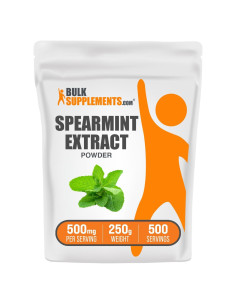 Polvo de Extracto de Menta Verde BulkSupplements 250g Grado Alimenticio