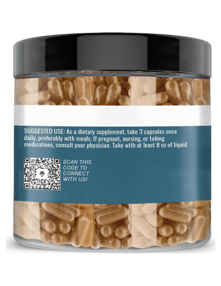 Cápsulas de Cúrcuma y Moringa Elementos de la Tierra 200 Unidades