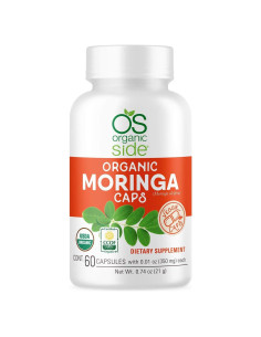 Cápsulas de Moringa Orgánica OS Organic Side 60 Unidades