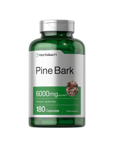 Extracto de Corteza de Pino Horbach 6000 mg 180 Cápsulas Antioxidantes