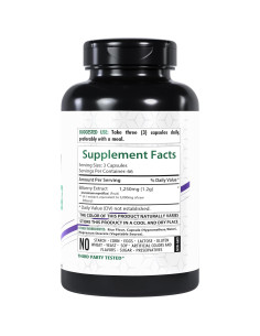 Extracto de Arándano 5000mg HealthFare | 200 Cápsulas Veganas | Sin Gluten 2