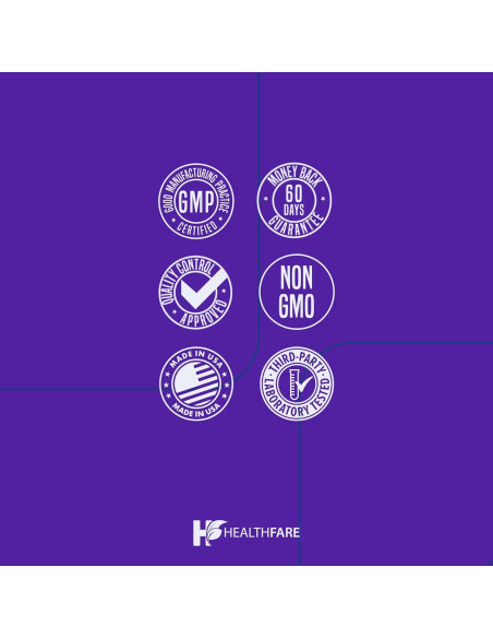 Extracto de Arándano 5000mg HealthFare | 200 Cápsulas Veganas | Sin Gluten