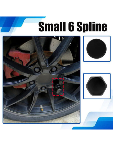 Socket de Tuerca de 6 Puntas PACLVIO 19mm y 21mm Acero Cromado