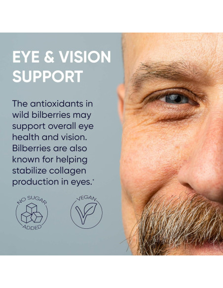 Extracto Líquido de Arándano Silvestre Orgánico 100ml - Suplemento Ocular