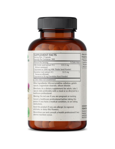 Futurebiotics Cardo Mariano 300 Cápsulas - Soporte Hepático