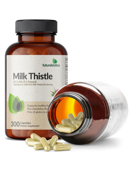 Futurebiotics Cardo Mariano 300 Cápsulas - Soporte Hepático Futurebiotics Cardo Mariano 300 Cápsulas - Soporte Hepático