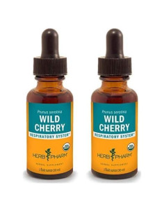 Extracto Líquido de Corteza de Cereza Silvestre Herb Pharm 60 ml - Paquete de 2