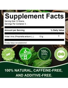 Té de Anís Suelto Hanan 40 g - Suplemento Digestivo Natural 2