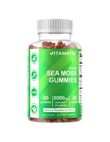 Gomitas de Musgo Marino Vitamatic 3000mg - 60 Unidades