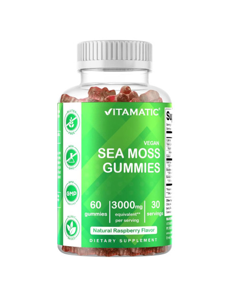 Gomitas de Musgo Marino Vitamatic 3000mg - 60 Unidades Gomitas de Musgo Marino Vitamatic 3000mg - 60 Unidades
