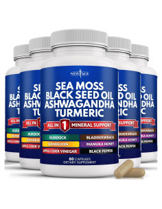 Suplemento de Musgo Marino Nueva Era 60 Cápsulas 408g