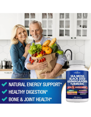 Suplemento de Musgo Marino Nueva Era 60 Cápsulas 408g