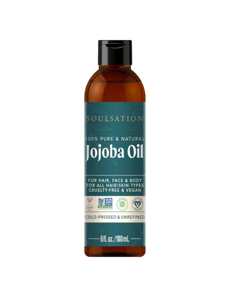 Aceite de Jojoba 100% Puro Soulsation 177ml - No Transgénico