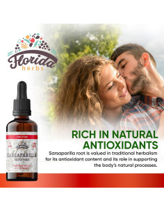 Tintura Orgánica de Sarsaparilla Florida Herbs 60 ml 2