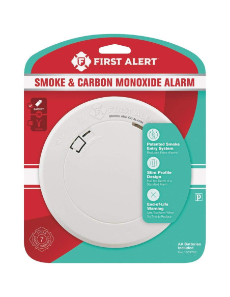 Alarma de Humo y Monóxido de Carbono Primera Alerta PRC700
