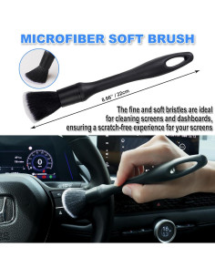 Juego de Cepillos para Detallar Automóviles TTRCB 7 Piezas 2