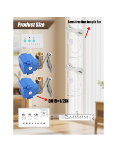 Sistema de Detección de Fugas ZLXHDL con Doble Válvula y Alarma 2