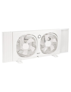 Ventilador de Ventana Comfort Zone CZ329WT 2 Velocidades 56.5-79.4 cm