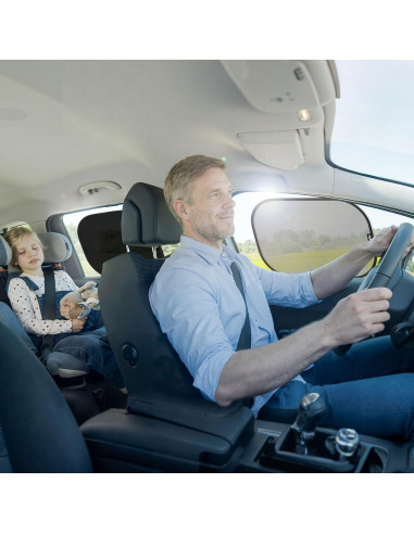 Cortinas Solares para Auto Roberly 4 Pack UV 98% 53x36 cm